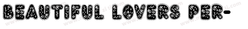 Beautiful Lovers Per字体转换